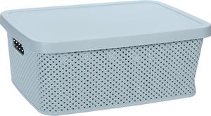 Úložný box s víkem, 28 x 38 cm, Storage Solutions Barva: Modrá