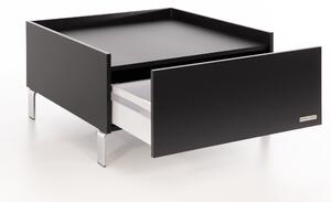 Konferenční stolek Luxury Topmatt - střibrné nohy Konferenční stolek velikost: 90x90x43cm