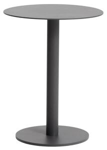 Kave Home Šedý hliníkový zahradní stolek Asinara ⌀ 40 cm