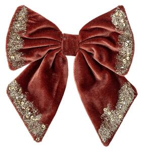 Vánoční dekorace mašle Ruby Red