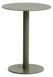 Kave Home Zelený hliníkový zahradní stolek Asinara ⌀ 40 cm