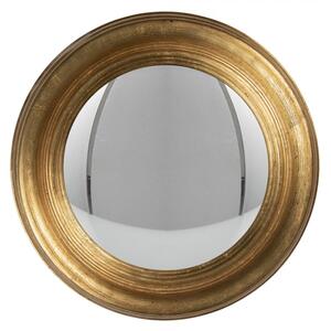 Vypouklé zrcadlo s masivním zlatým rámem Gerrita