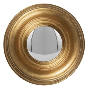 Nástěnné vypouklé zrcadlo ve zlatém rámu Gerrita