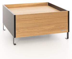 Konferenční stolek Luxury TopMatt/Dub - černé nohy Konferenční stolek velikost: 80x80x40cm