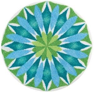 Koupelnová předložka Grund Mandala - Svítání Typ: 100x100 cm kruh