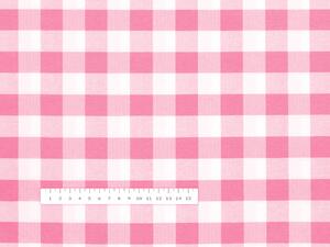 Biante Bavlněný povlak na polštář s lemem Sandra SA-249 Růžový kanafas 2x2 cm 35 x 45 cm
