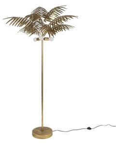Zlatá antik stojací lampa ve tvaru palmy Pivon – 107x193 cm