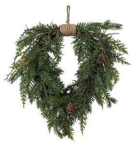 Umělý věnec Pine Heart Green