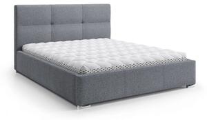 Čalouněná postel Lilo 140 X 200, šedá Solid