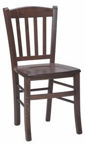 Stima Dřevěná jídelní židle VENETA | Sedák: carabu marrone 57,Odstín: olše