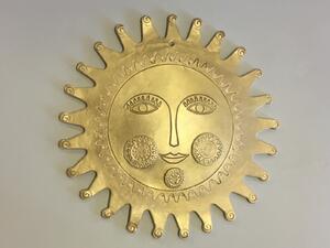 Slunce "mayské" zlaté Keramika Andreas