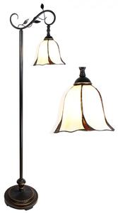 Stojací lampa Tiffany Brown 36*25*152 cm E27/max 1*60W – 36x25x152 cm