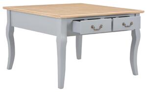 Konferenční stolek šedý 80 x 80 x 50 cm dřevo