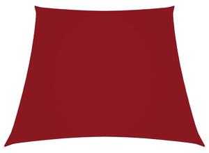 Stínicí plachta oxfordská látka lichoběžník 3/5 x 4 m červená