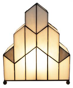 Stolní lampa Tiffany v neobvyklém tvaru Pietronella – 30x4x25 cm