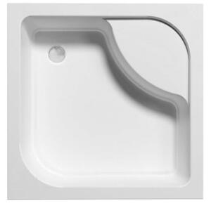 Polimat Tenor čtvercová sprchová vanička 80x80 cm bílá 00326