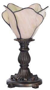 Béžová stolní lampa Tiffany Shanton – 20x30 cm