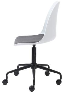Bílá plastová kancelářská židle Unique Furniture Whistler