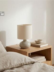 Sinsay - Stolní lampa s látkovým stínidlem - béžová