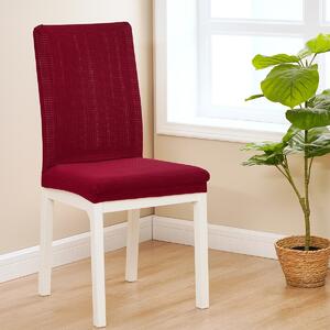 Napínací voděodolný potah na židli Magic clean červená, 45 - 50 cm, sada 2 ks