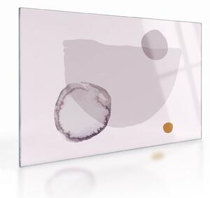 Skleněný obraz - Fialový minimalismus N⁰2 (70x50 cm)