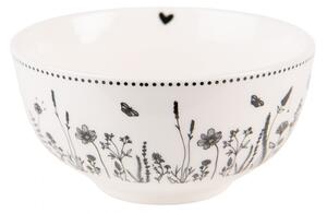 Porcelánová miska s květinami Flora And Fauna – 500 ml