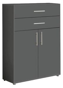 SKŘÍŇ NA ŠANONY, antracitová, 84,4/113,6/33 cm MID.YOU - Online Only kancelářský nábytek, Online Only