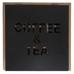 Krabička na čaj Coffee &amp; Tea – 24x25x8 cm