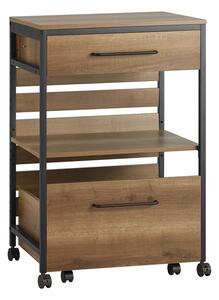 Sobuy Fkw118-Pf Servírovací Vozík Kuchyňský Vozík Barový Vozík Vintage 60X90X45Cm