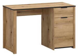 KONDELA PC stůl 1D1S/120, dub evoke, HELIO