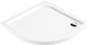 Deante Cubic půlkruhová sprchová vanička 90x90 cm bílá KTK_051B