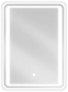Mexen Zusa, LED koupelnové zrcadlo s podsvícením 50x70 cm, 6000K, ochrana proti zamlžování, 9808-050-070-611-00