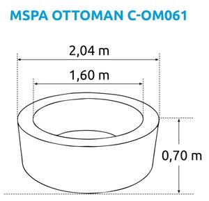 MSPA Nafukovací vířivka Ottoman, průměr 204 cm