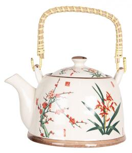 Konvička na čaj s japonskými květy – 800 ml