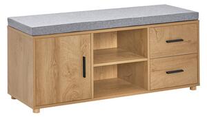 Sobuy Fsr148-N Lavička Na Boty Lavice S Úložným Prostorem Botník Lavice Do Předsíně Přírodní 110X47X35Cm