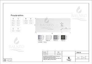 Balneo Stone Tray čtvercová sprchová vanička 90x90 cm šedá STFLG909025