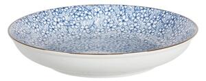 Hluboký talíř modré kvítky Blue Flowers – 450 ml