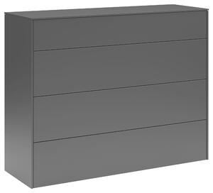 ŠIROKÁ KOMODA, černá, 121/97/42 cm SetOne by Musterring - Online Only komody, Online Only