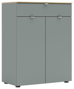 KOMODA, rákosová zelená, 78/101/41 cm - Šuplíkové komody, Online Only