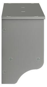 Sobuy Frg282-Hg Nástěnný Věšák Na Kabáty Závěsná Police Světle Šedá 100X30X20Cm