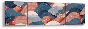 Obraz - Japonské vlny (170x50 cm)