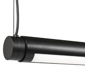 HAY Závěsná lampa Factor Linear Suspension, Soft Black, Directional (3500K) AB696-B554-AB16