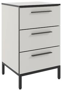 NOČNÍ STOLEK, bílá, 45/72,4/40 cm, Online Only