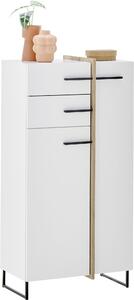 MIDI SKŘÍŇKA, bílá, barvy dubu, 60/119/35 cm home24 - Koupelnové série, Online Only