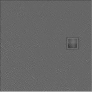 New Trendy Mori čtvercová sprchová vanička 90x90 cm šedá B0395