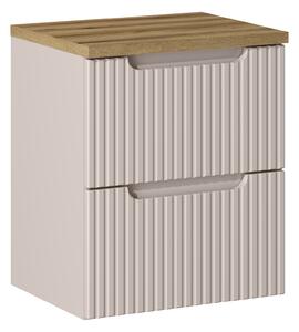 Comad Koupelnová skříňka pod deskové umyvadlo set Nova Cashmere 50 kašmír/dub coast evoke