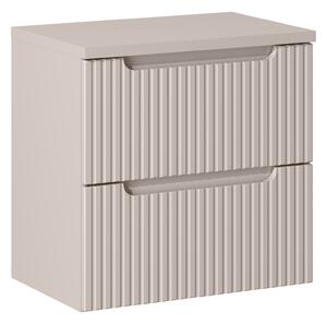 Comad Koupelnová skříňka pod deskové umyvadlo set Nova Cashmere II. 60 kašmír
