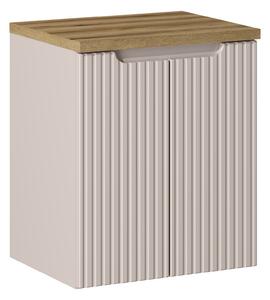 Comad Koupelnová skříňka pod deskové umyvadlo set Nova Cashmere III. 50 kašmír/dub coast evoke