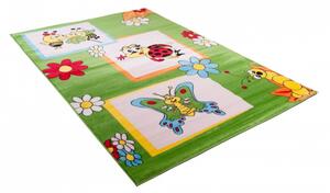 Kusový koberec dětský J0190- Louka zelená - 300x400 cm
