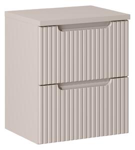 Comad Koupelnová skříňka pod deskové umyvadlo set Nova Cashmere II. 50 kašmír